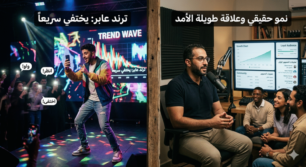 1775475656645-1024x559 صناعة المحتوى في 2026: كيف تتحول من "صائد إعجابات" إلى صاحب "إمبراطورية إعلامية"؟