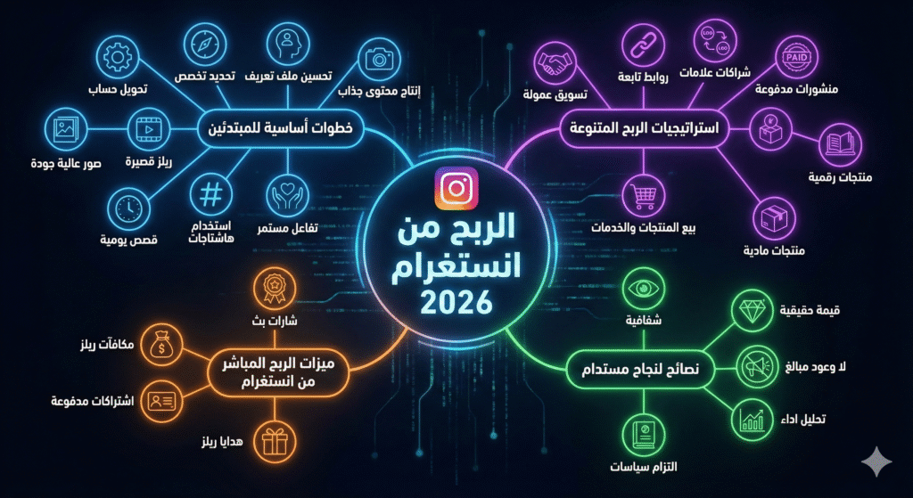 Gemini_Generated_Image_dgxxrkdgxxrkdgxx-1024x559 اكتشف أسرار الربح من انستغرام 2026: دليل المبتدئين الشامل لرحلة النجاح