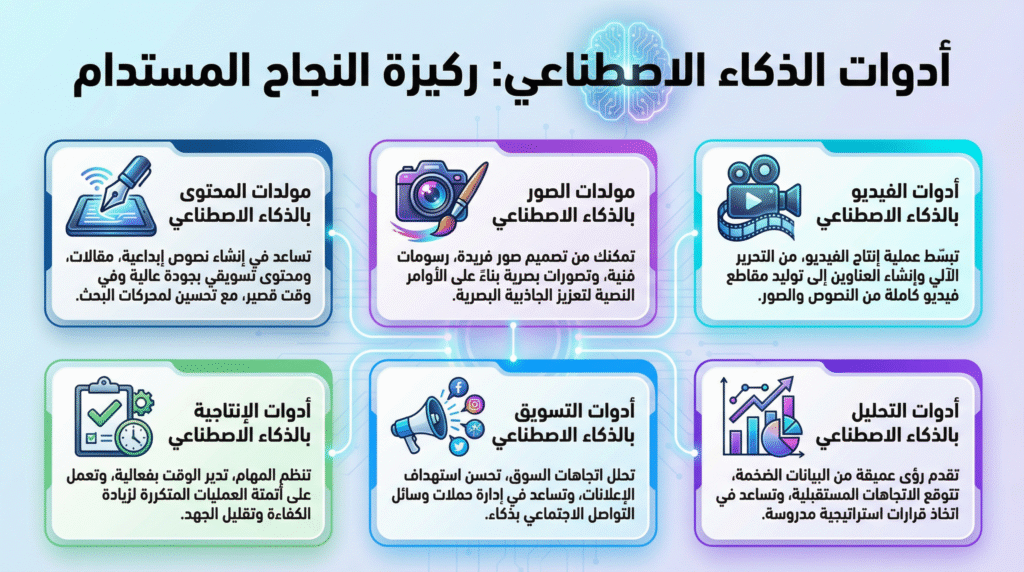 صورة-داخل-المقالة-أدوات-الذكاء-الاصطناعي-1-1024x572 الاستقلالية المعززة بالذكاء الاصطناعي: كيف يضاعف الفريلانسر دخله بذكاء وأخلاق؟
